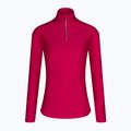 Moteriški Rossignol Classique 1/2 Zip termo megztiniai su užtrauktuku raudona 3