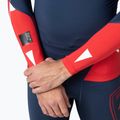 Vyriškas marškinėlis Rossignol Infini Compression Race Top dark navy 7