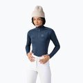 Moteriški termoaktyvūs marškinėliai Rossignol Classique 1/2 Zip dark navy