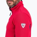 Vyriškas slidinėjimo džemperis Rossignol Cieloalto Fleece Half zip sports red 5