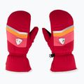 Moteriškos slidininkų pirštinės Rossignol New Piste M ruby red 2