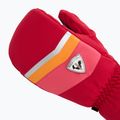 Moteriškos slidininkų pirštinės Rossignol New Piste M ruby red 4