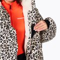 Moteriška pūsta striukė Rossignol Aretu Allover Down nature wild leopard print 6