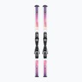 Vaikiškos kalnų slidės Rossignol Diva Jr 130-150 + apkaustai Xpress 7 GW