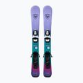 Vaikiškos kalnų slidės + apkaustai Rossignol Soul Kid Pre-Drilled+Team 4 GW