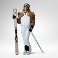 Moteriška slidinėjimo striukė Rossignol JCC Teddy Hoodie white 2
