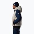 Vyriška slidinėjimo striukė Rossignol Corduroy Down Bomber silver cloud/dark navy 4