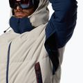 Vyriška slidinėjimo striukė Rossignol Corduroy Down Bomber silver cloud/dark navy 9