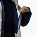 Vyriška slidinėjimo striukė Rossignol Corduroy Down Bomber silver cloud/dark navy 12