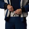 Vyriška slidinėjimo striukė Rossignol Corduroy Down Bomber silver cloud/dark navy 14