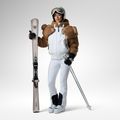 Moteriškos slidinėjimo kelnės Rossignol JCC Softshell white 2