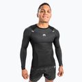 Rashguard vyriški marškinėliai ilgomis rankovėmis Venum Biomecha black/grey