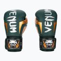 Bokso pirštinės Venum Elite green/bronze/silver