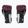 Bokso pirštinės Venum Elite Evo burgundy/silver 2