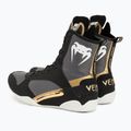 Bokso bateliai Venum Elite Boxing black/white/gold 3