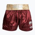 Vyriški treniruočių šortai Venum Classic Muay Thai burgundy/gold/white