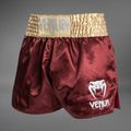 Vyriški treniruočių šortai Venum Classic Muay Thai burgundy/gold/white 3