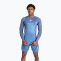 Vyriški treniruočių marškinėliai ilgomis rankovėmis Venum Attack Rashguard navy blue 3