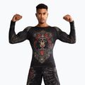 Vyriški marškinėliai ilgomis rankovėmis Venum Santa Muerte 5.0 Men’S Long Sleeve Rashguard deep black/gold 4