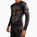 Vyriški marškinėliai ilgomis rankovėmis Venum Santa Muerte 5.0 Men’S Long Sleeve Rashguard deep black/gold 5