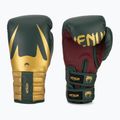 Bokso pirštinės Venum Reverso Boxing green/gold 3