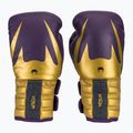 Bokso pirštinės Venum Reverso Boxing dark purple/gold 2