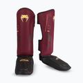 Moteriškos blauzdikaulio ir pėdos apsaugos Venum Tactical XT Shinguards juoda/burundy/gold 2