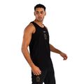 Vyriškas treniruočių tank topas Venum x Ilia Topuria Unmatched black/gold