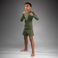 Vaikiškas treniruočių ilgomis rankovėmis marškinėlis Venum Contender Rashguards Jr khaki 2