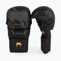 Bokso pirštinės Venum Serpenti Sparring black/silver/gold 2