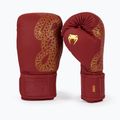Bokso pirštinės Venum Serpenti Boxing burgundy/ivory 2