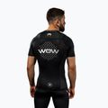 Vyriški treniruočių marškinėliai Venum X WOW FC Rashguards juoda/sidabrinė pilka 5