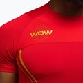 Vyriški treniruočių marškinėliai Venum X WOW FC Rashguards fury red/gold 6