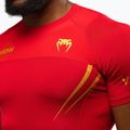 Vyriški treniruočių marškinėliai Venum X WOW FC Rashguards fury red/gold 7