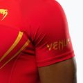 Vyriški treniruočių marškinėliai Venum X WOW FC Rashguards fury red/gold 8