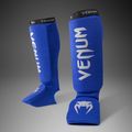 Blauzdų ir pėdų apsaugos Venum Kontact Shin Guards royal blue/silver 2