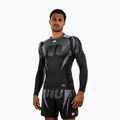 Vyriškas rashguard ilgomis rankovėmis Venum Adrenaline Rashguard black/silver grey