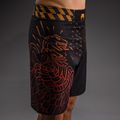 Vyriški treniruočių šortai Venum Quetzal Fury Fightshorts black/fury red/tangerine 4