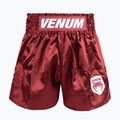 Vyriški treniruočių šortai Venum Classic Evo Muay Thai burgundy