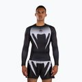 Vyriškas rashguard ilgomis rankovėmis Venum No Gi Rashguards black/white