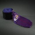Bokso raiščiai Venum Santa Muerte Handwraps 400 cm dark purple 3
