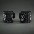 Bokso raiščiai Venum Santa Muerte Handwraps 450 cm black/white 2