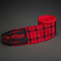 Bokso raiščiai Venum Tartan Handwraps 450 cm fury red 3