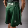 Vaikiški treniruočių šortai Venum Attack Kids Boxing forest green/off white 7