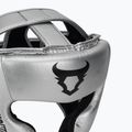 Bokso šalmas Venum Ringhorns Charger Headgear silver/black 4