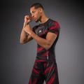 Vyriškas rashguardas Venum Matupa Short Sleeve black/red/silver 4