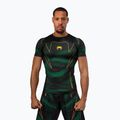 Vyriškas rashguardas Venum Matupa Short Sleeve black/green/gold