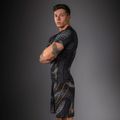 Vyriškas rashguardas Venum Matupa Short Sleeve black/grey/gold 5