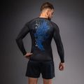 Marškinėliai ilgomis rankovėmis Venum Thunder Dragon black/royal blue 2