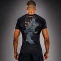 Vyriški marškinėliai Venum Thunder Dragon black/grey/copper 2